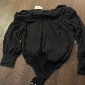 Express off the one shoulder blouse body suit
